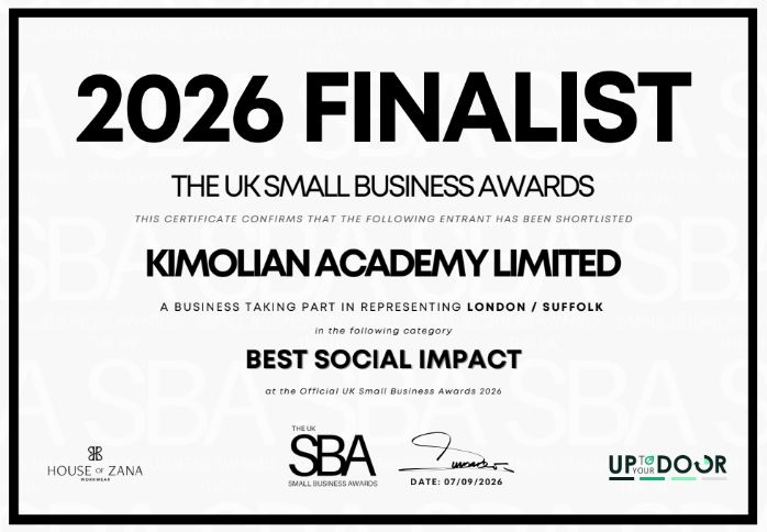 We’re Finalists in The UK Small Business Awards 2026!