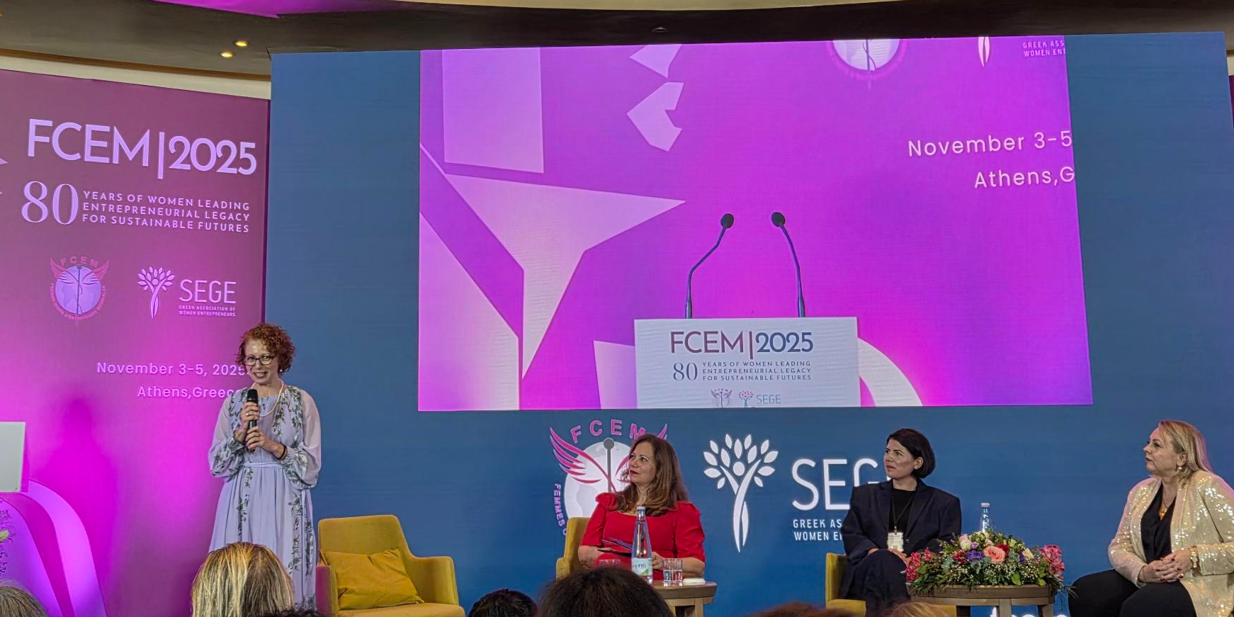 Celebrating Eleni Lialiamou: Inspiring Women Leaders at the FCEM World Congress 2025